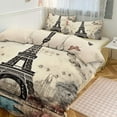 thumbnail image 1 of Eiffel Tower Bedding Set with Zipper Closure for Girls & Boys, 1 of 6