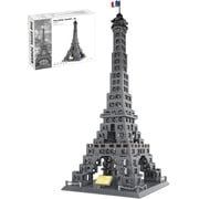 Eiffel Tower Building Set 976 Pieces Paris Architecture Model Kit with French Flag & Nameplate, Romantic France Landmark Souvenir