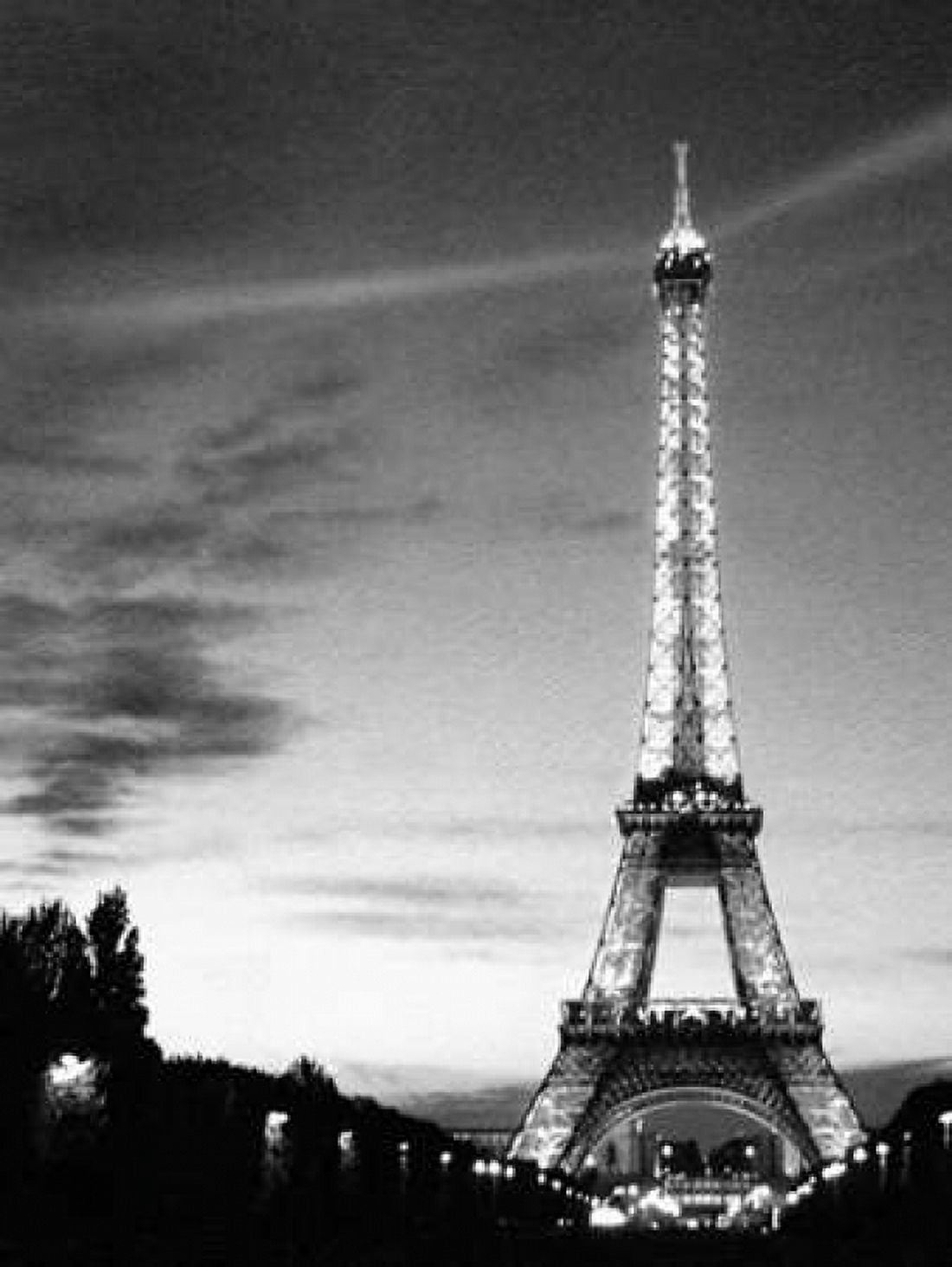 Eiffel Tower Canvas Art - PhotoINC Studio (18 x 24)