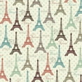 thumbnail image 1 of Eiffel Tower Colorful Cotton Fabric, 1 of 1