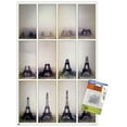 thumbnail image 1 of Eiffel Tower Construction Time Lapse Wall Poster with Push Pins, 14.725" x 22.375", 1 of 6