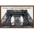 thumbnail image 1 of Eiffel Tower Construction Wall Poster, 22.375" x 34", Framed, 1 of 3