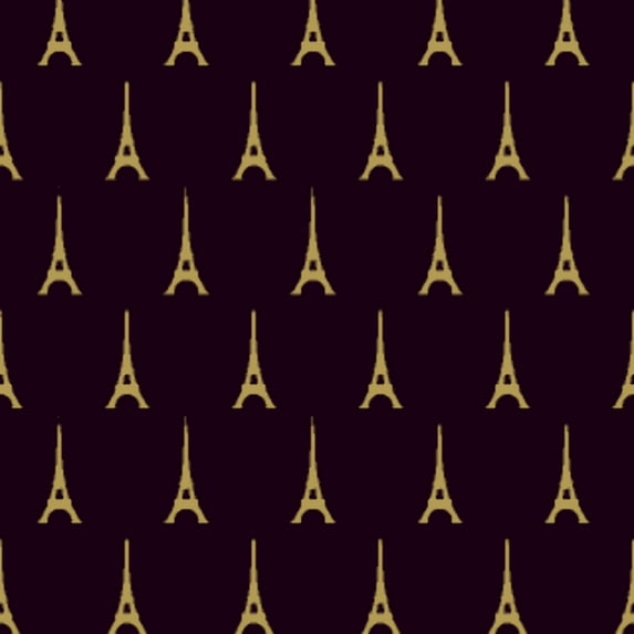 Eiffel Tower Cotton Fabric