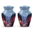 thumbnail image 1 of Eiffel Tower Cremation Ash Urn - Mini Keepsake Urns - Urns For Ashes Adult Female Mom - Small Keepsake Urn - Keepsake Urns For Ashes Small - Cremation Urn For Ashes (Size -3Inch, 2Pcs), 1 of 5