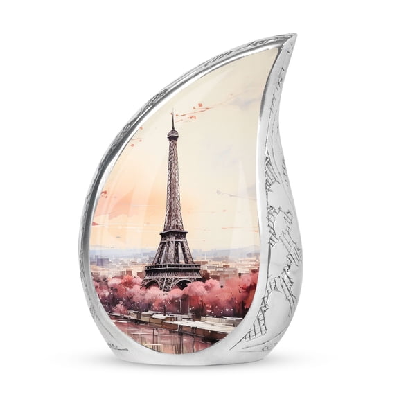 Eiffel Tower Decorative Urns for Men, Cremation Urns for Human Ashes, Keepsake Urns for Human Ashes, Urn for Ashes Adult Male, Mini Urn for Dad 3inch Pack of 1, Miniature Urns for Cremation Ashes