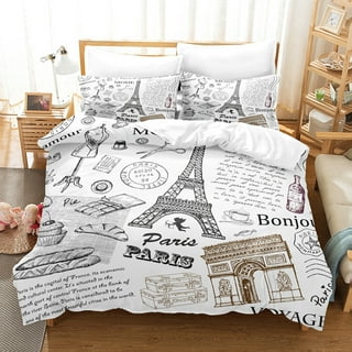 Paris themed bedding deals