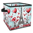 thumbnail image 1 of Eiffel Tower Foldable Clothes Storage Containers with Handle, 10.8"x10.5"x10.6", Large Capacity - Storage Cubes and Bins, 1 of 6