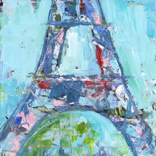 Eiffel Tower II Canvas Art - Pamela J Wingard (24 x 24)