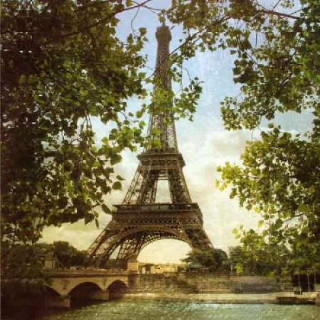 Eiffel Tower IV Canvas Art - Amy Melious (24 x 24)