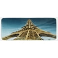thumbnail image 1 of Eiffel Tower Kitchen Mat, Paris Landmark Architecture France Travel Destination, Plush Decorative Kitchen Mat with Non Slip Backing, 47" X 19", Pale Coffee Pale Blue, by Ambesonne, 1 of 1