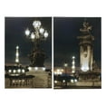 thumbnail image 1 of Eiffel Tower LED Wall Prints - Set of 2 - 24"W x 35"H - Mixed Color, 1 of 1