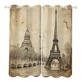 thumbnail image 1 of Eiffel Tower Modern Window for Living Room Curtains for Child Bedroom Kitchen Decor Blinds Drapes, 1 of 7