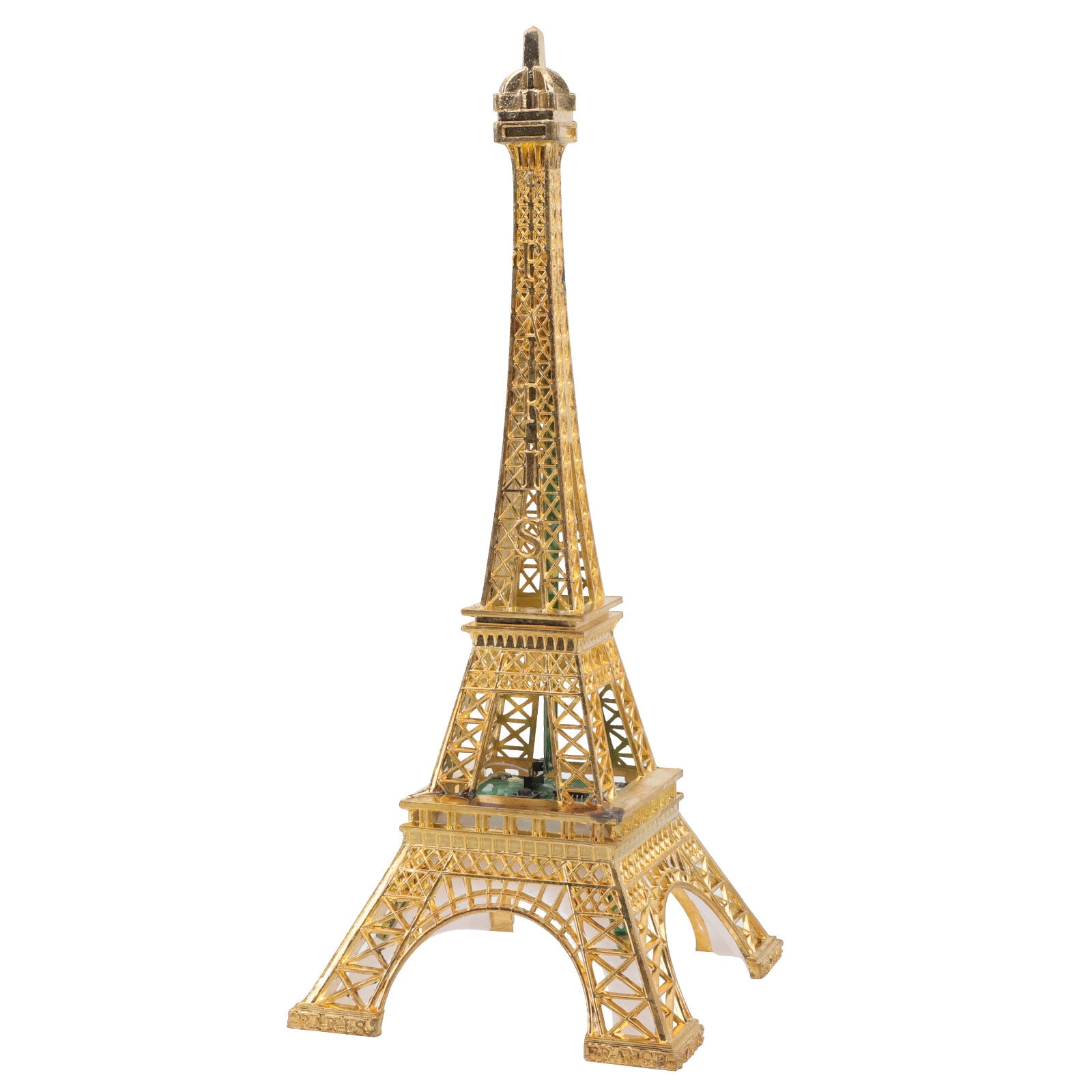Eiffel Tower Office Decor Delicate Ornament Work Tabletop LED Glowing