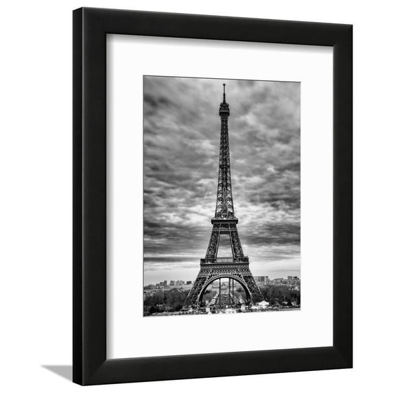 Eiffel Tower, Paris, France Black and White Photography, Framed Art Print Wall Art by Philippe Hugonnard Sold by Art.Com