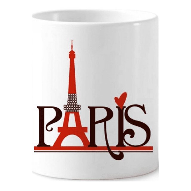 Eiffel Tower Paris France Country City Culture Toothbrush Pen Holder Mug Cerac Stand Pencil Cup