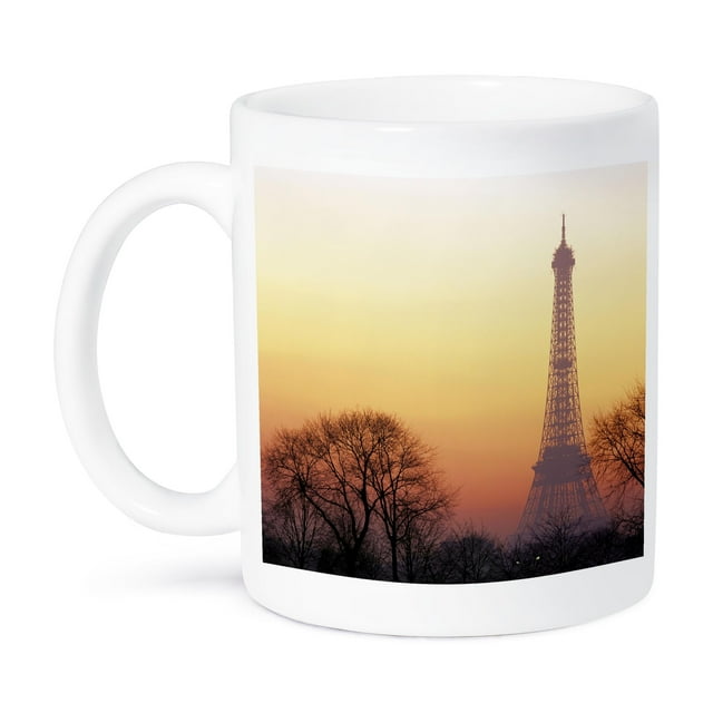 3dRose, Eiffel Tower, Paris, France - EU09 DBN0735 - David Barnes, 15oz Mug