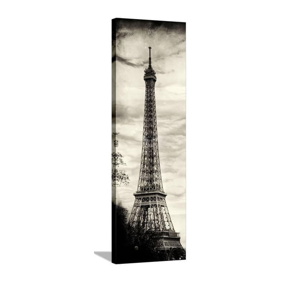 Eiffel Tower, Paris, France  Sepia  Tone Vintique Photography, Stretched Canvas Wall Art by Philippe Hugonnard Sold by Art.Com