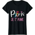thumbnail image 1 of Eiffel Tower Paris Girls Trip Holiday France Souvenir Women T-Shirt, 1 of 3