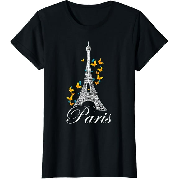 Eiffel Tower Paris Holiday France Shirt Souvenir Women Kids T-Shirt