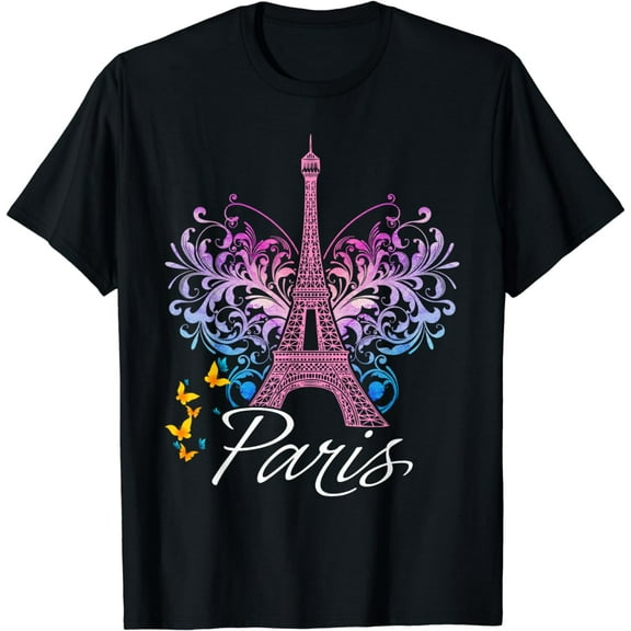 Eiffel Tower Paris Holiday France Shirt Souvenir Women Kids T-Shirt