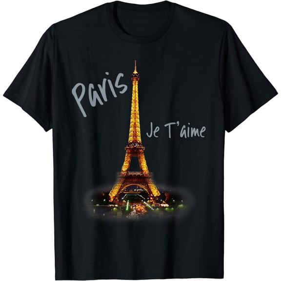 Eiffel Tower Paris Shirt Vintage I Love Paris France Shirt T-Shirt