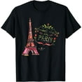 thumbnail image 1 of Eiffel Tower Paris Shirt Vintage Meet Me Paris France Shirt T-Shirt, 1 of 4