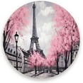 thumbnail image 1 of Eiffel Tower Pink Coasters Absorbent Moisture Non-Slip Drink Coaster Ceramic Stone with Cork Base Desktop Protection Prevent Furniture Damage 2PCS Home Decor, 1 of 6