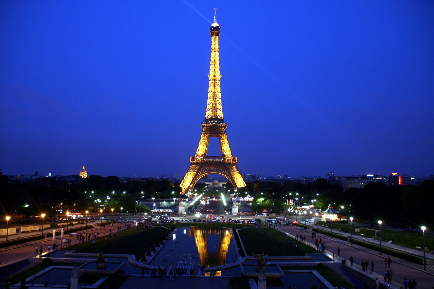 Eiffel Tower Poster At Night 27Inx40In for any room 27x40 Multi-Color ...
