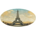 thumbnail image 1 of Eiffel Tower Round Rugs -Washable Non-Slip Small Round Area Rug Throw Soft Circle Rugs for Bedroom, Modern Print Indoor Carpet for Entryway Sofa Living Room, 1 of 7