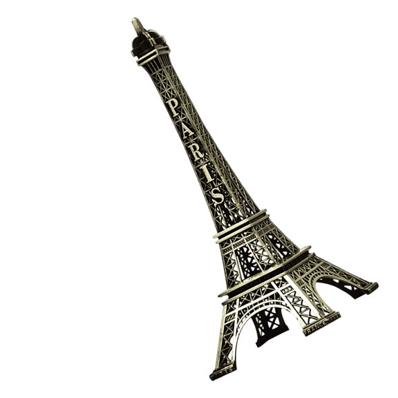 Toddmomy Eiffel Tower Model Bronze 1Pcs 12.6x4.7x4.7In