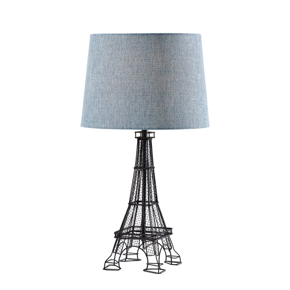 Eiffel Tower Table Lamp- Blue Shade 2 Pack