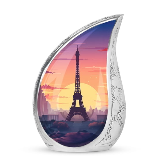 Eiffel Tower Urn for Ashes, Urn for Ashes Adult Male, Small Urns for Human Ashes Keepsake, Funeral Urns for Adult Ashes Men, Mini Urns for Ashes for Women, Decorative Urn, Miniature Urn 3 Inch 1pcs