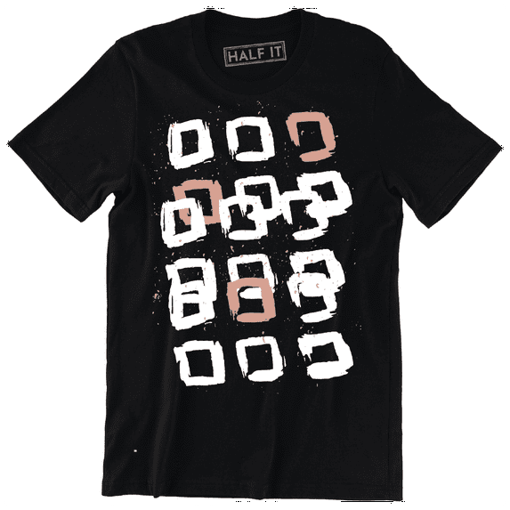 Eighn Square Abstract Drawing Printed Design Men's T-Shirt