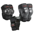 thumbnail image 1 of Eight Ball Kids 5 Plus Sport Knee Pad, 7.75" Assembled Width, Set of 3, Black, 1 of 7
