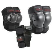 Eight Ball Kids 5 Plus Sport Knee Pad, 7.75" Assembled Width, Set of 3, Black
