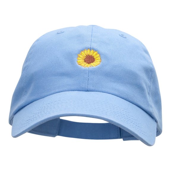 Eight Ball for Pool Embroidered Low Profile Dyed Cotton Twill Cap - Sky Blue OSFM