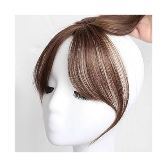 Eight Character Bangs Wig Air Bangs Hairline Natural Forehead Invisible Simulation Bangs Wig Piece Bangs Extension False Tassels