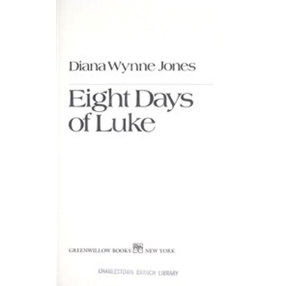 Pre-Owned Eight Days of Luke (Unknown) 0688080065 9780688080068