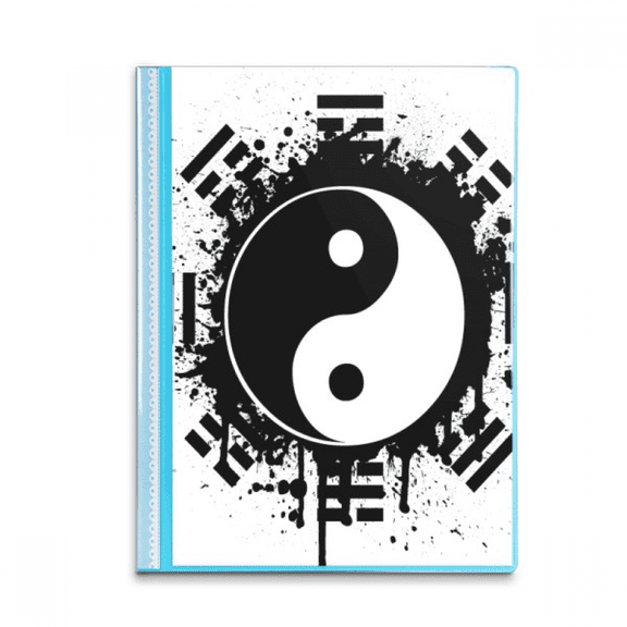 Eight Diagrams Taiji Yin-yang China Pattern Book Sheet Protectors Portfolio Binder Folder