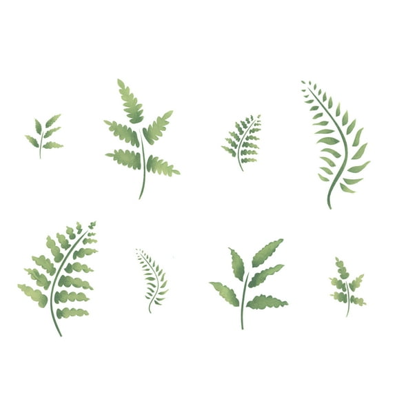 Eight Ferns Wall Stencil SKU #2343 by Designer Stencils