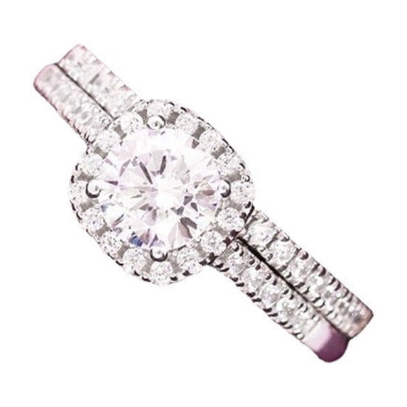 Eight Hearts And Eight Arrows Diamond Set Ring
