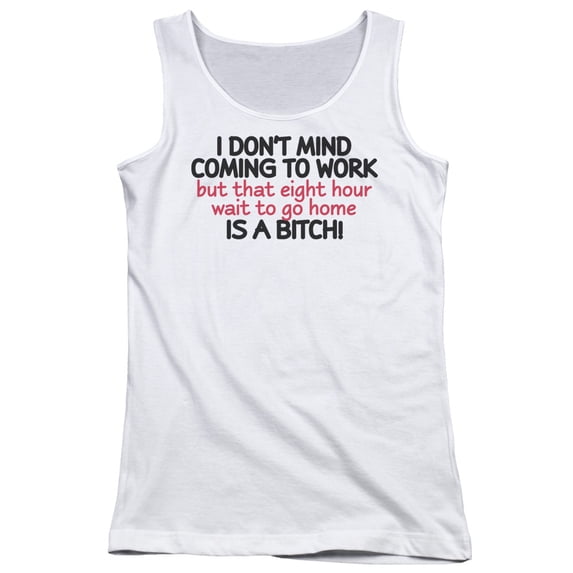 - Eight Hour Wait - Juniors Tank Top - Medium