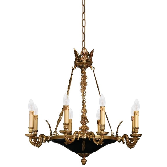 Eight Light Chandelier -Traditional Installation Minka Metropolitan N850209