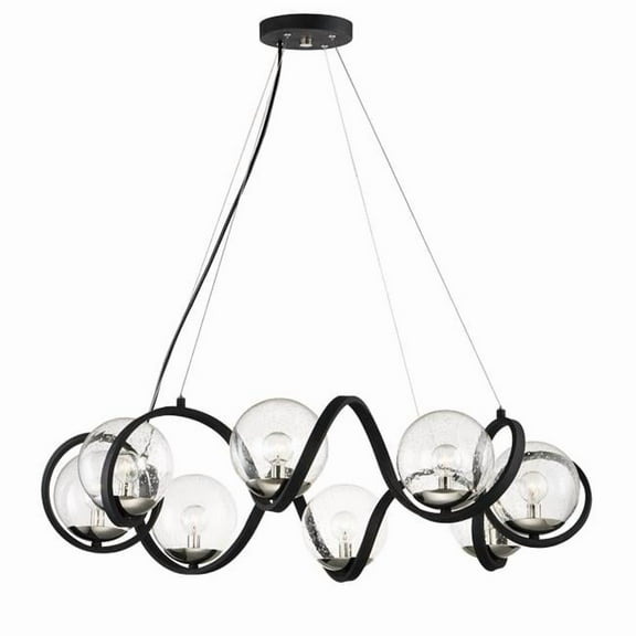 -Eight Light Pendant-35 Inches Wide By 7.5 Inches High Maxim Lighting 35108Cdbkpn