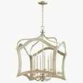 thumbnail image 1 of Eight Light Pendant-Aged Silver Leaf Finish Cyan Lighting 06582, 1 of 2