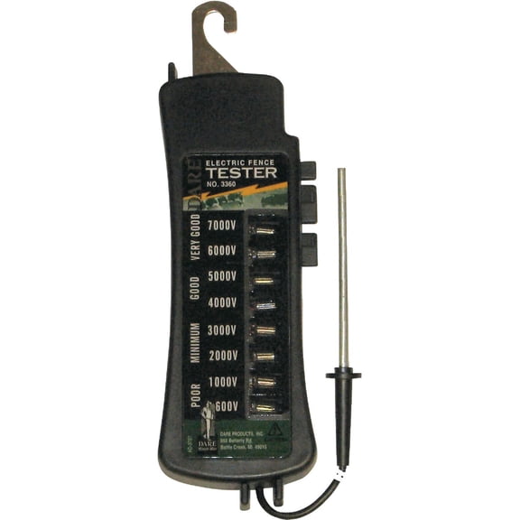Dare Electric Power Tester Eight Lite Tester - Manual - Black