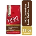 thumbnail image 1 of Eight O'Clock 100% Colombian Peaks Medium Roast Ground Coffee 33 Oz, Bag, 1 of 11
