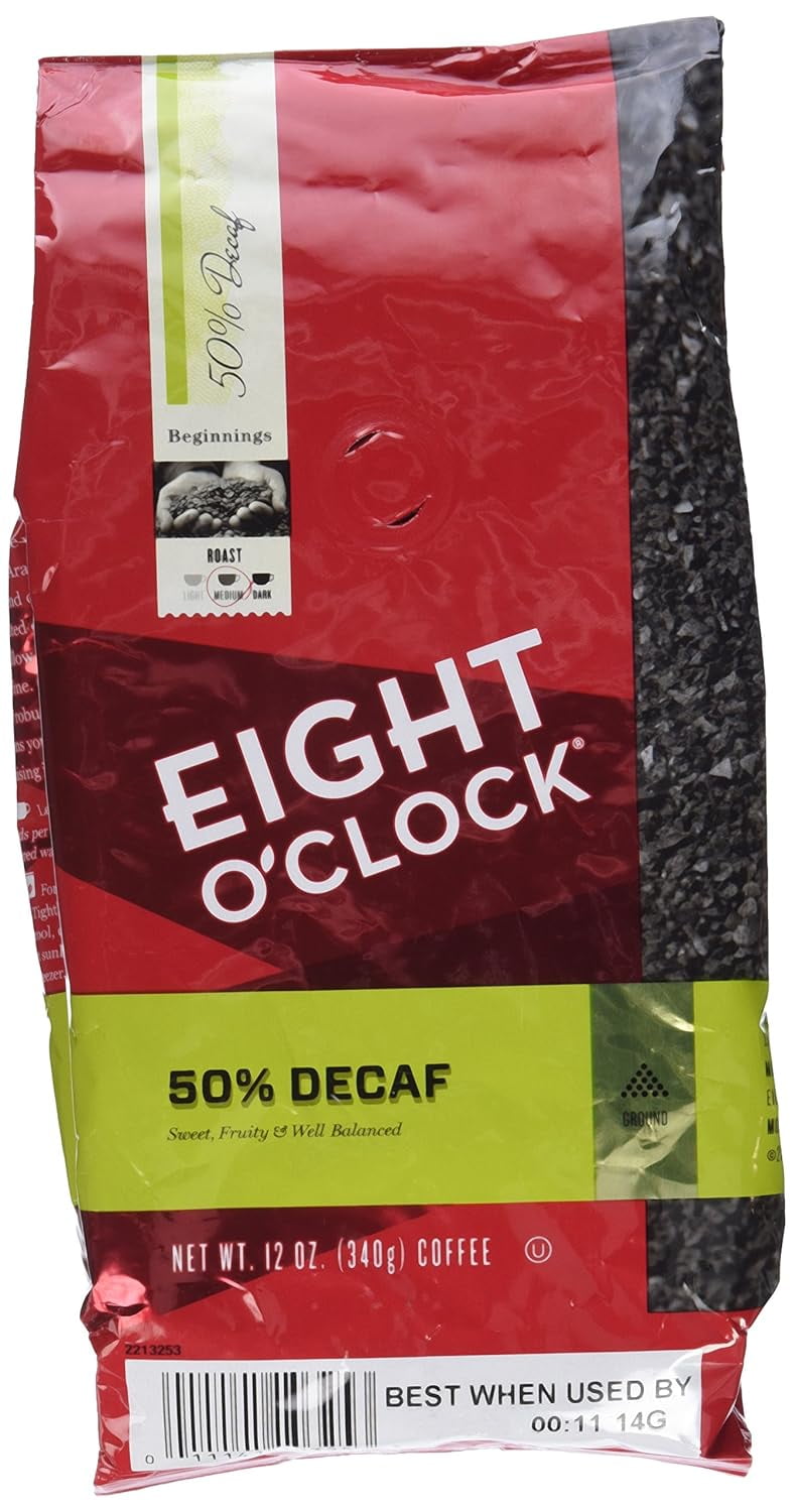 Eight O'Clock 50 Decaf Ground Coffee