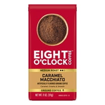 Eight O'Clock Coffee Ground Medium Roast Caramel Macchiato Coffee Arabica 11 oz
