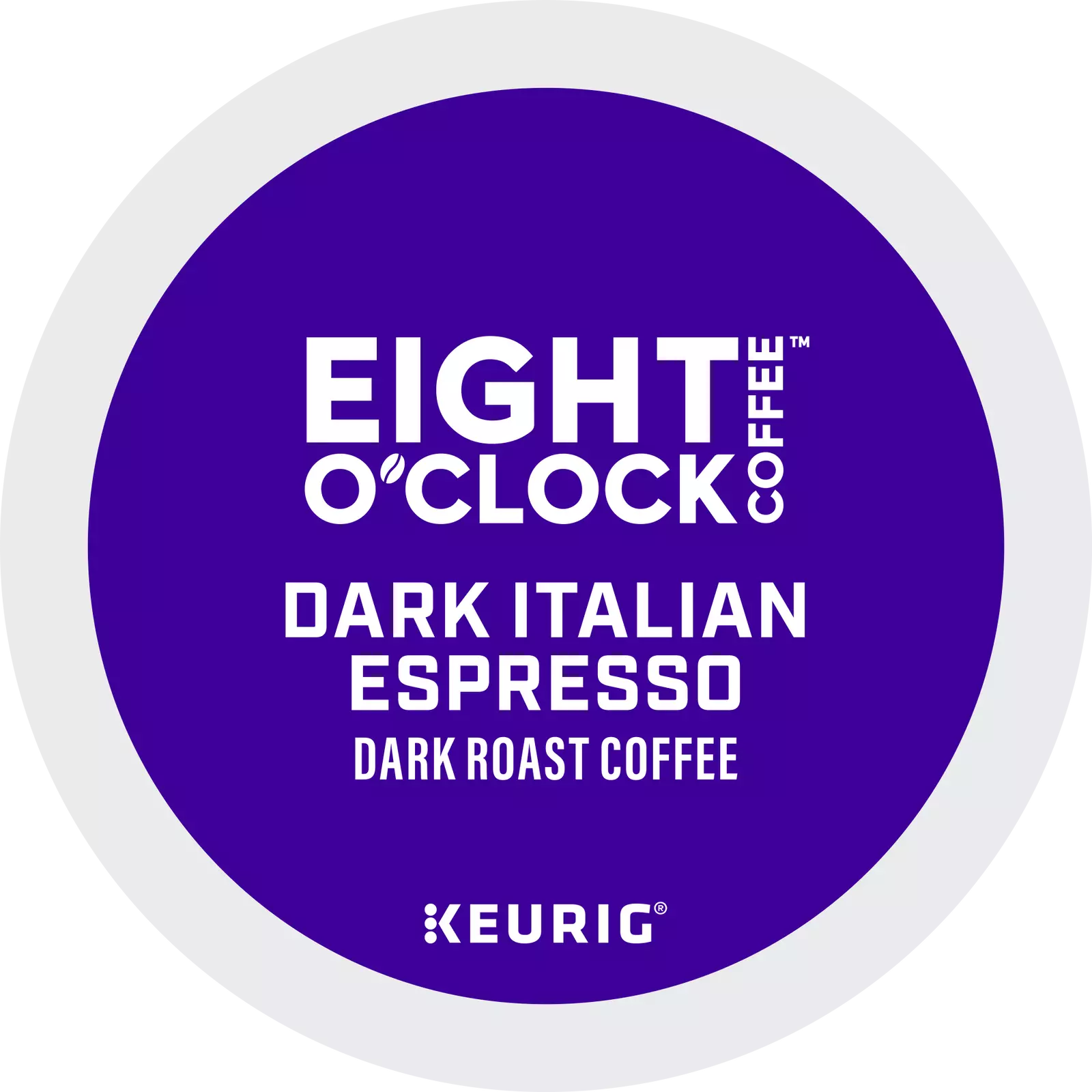 Eight O'Clock Coffee Dark Italian Espresso Roast, Dark Roast, 24 K-Cup Pods